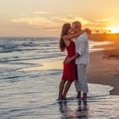 Foto de ensaio na praia